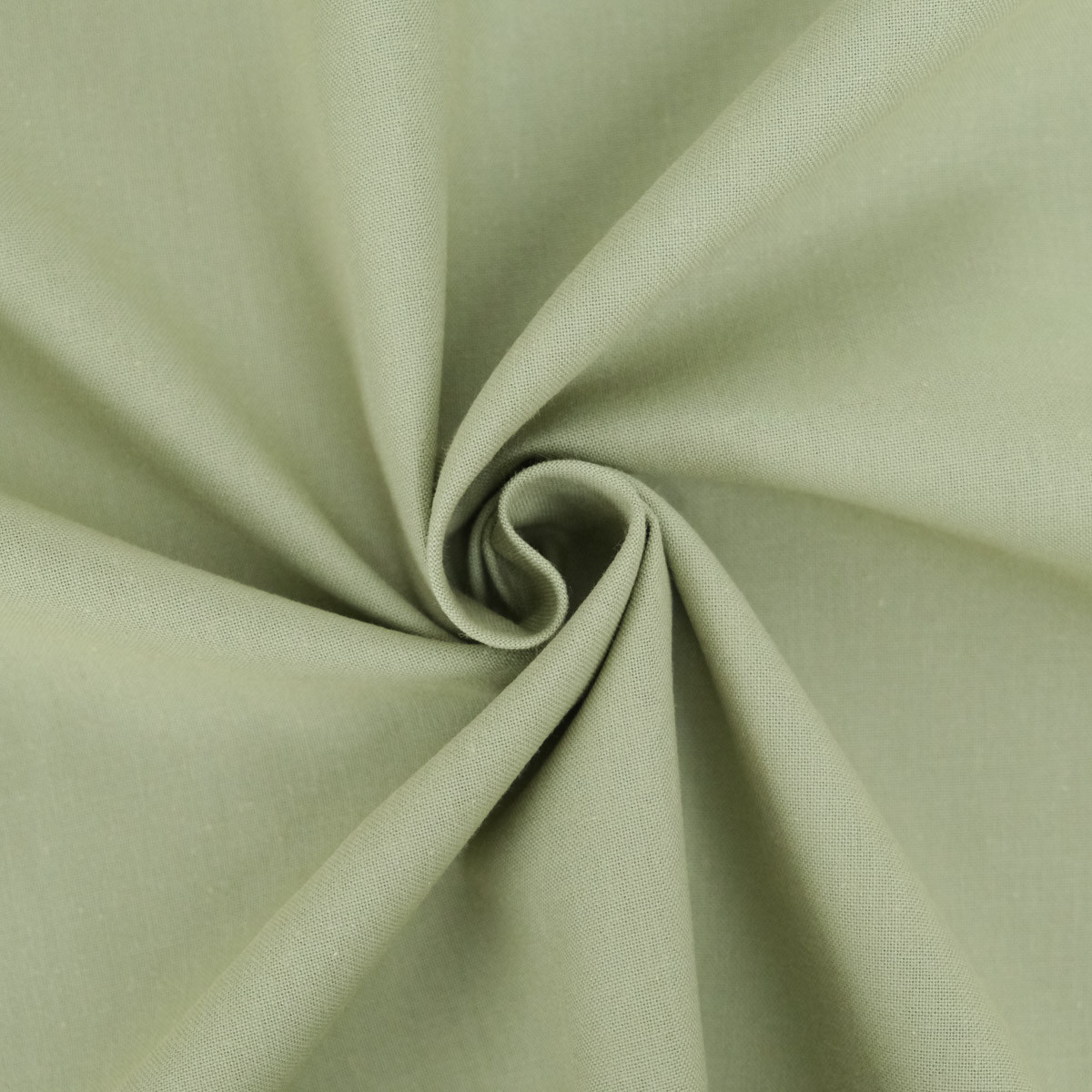 Tessuto in cotone sanforizzato color salvia - Maison Klem